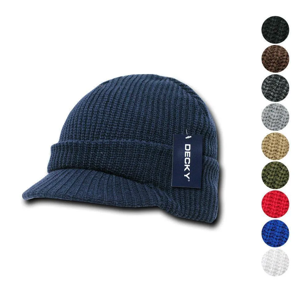 1 Dozen Beanies Gi Caps Hat Visor Ski Crocheted Wholesale Bulk