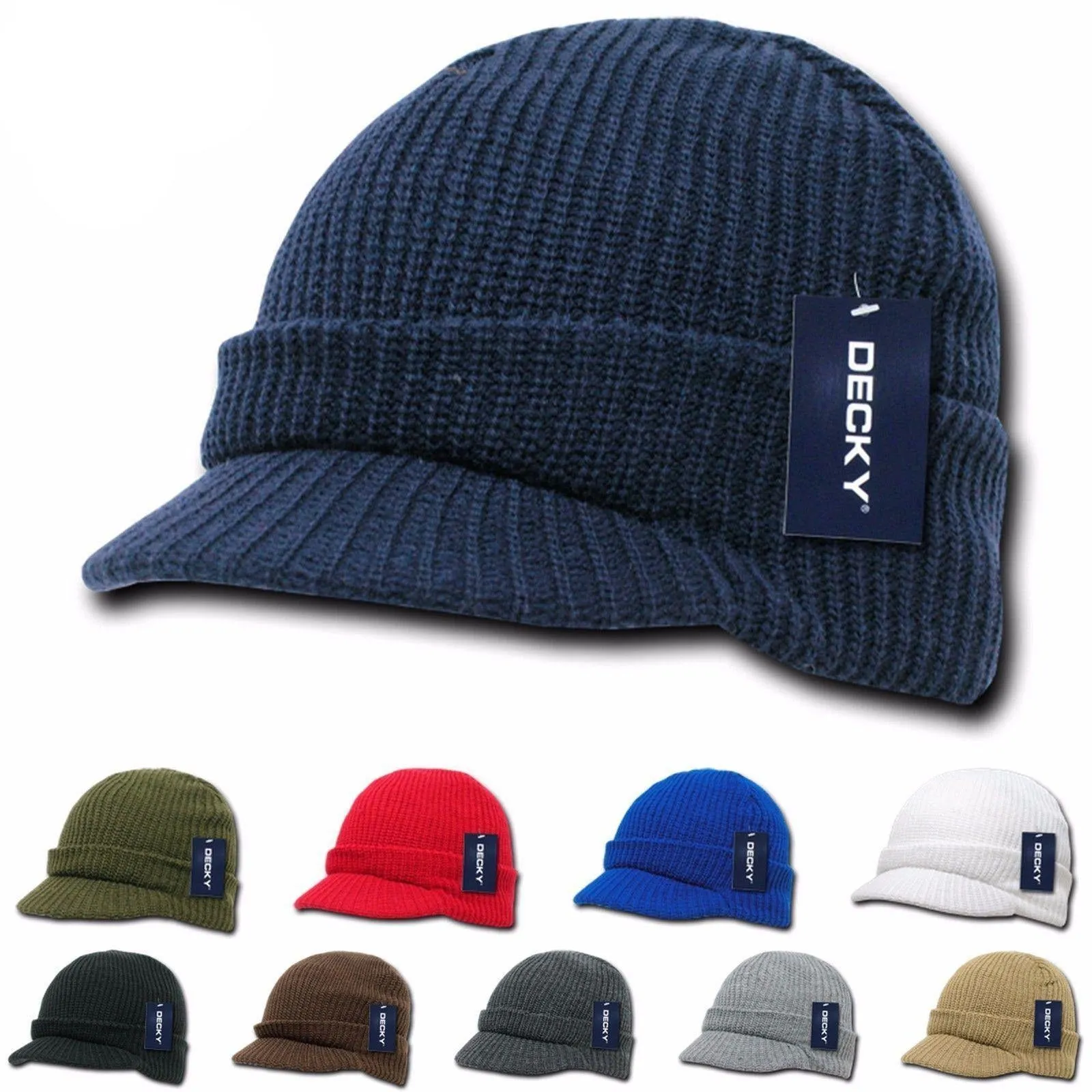 1 Dozen Beanies Gi Caps Hat Visor Ski Crocheted Wholesale Bulk