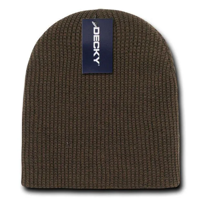 1 Dozen Decky Beanie Beanies Gi Watch Caps Visor Ski Skull Warm Wholesale