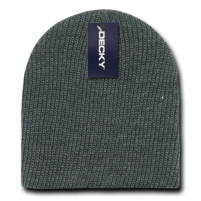 1 Dozen Decky Beanie Beanies Gi Watch Caps Visor Ski Skull Warm Wholesale