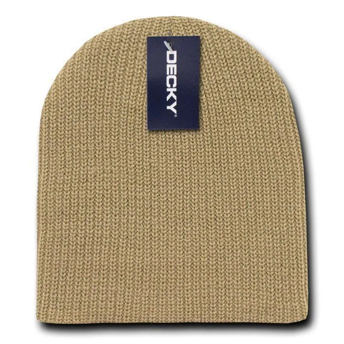 1 Dozen Decky Beanie Beanies Gi Watch Caps Visor Ski Skull Warm Wholesale