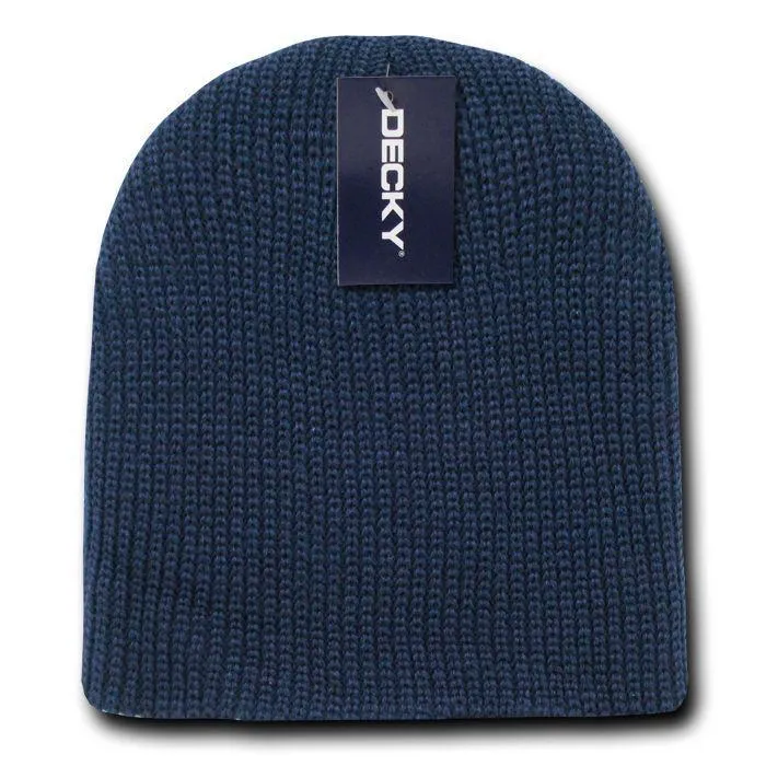 1 Dozen Decky Beanie Beanies Gi Watch Caps Visor Ski Skull Warm Wholesale