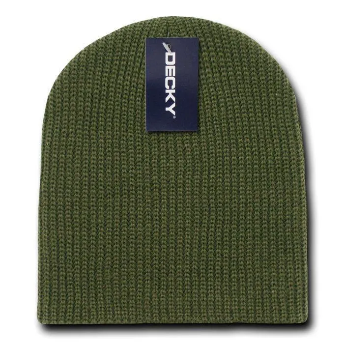 1 Dozen Decky Beanie Beanies Gi Watch Caps Visor Ski Skull Warm Wholesale