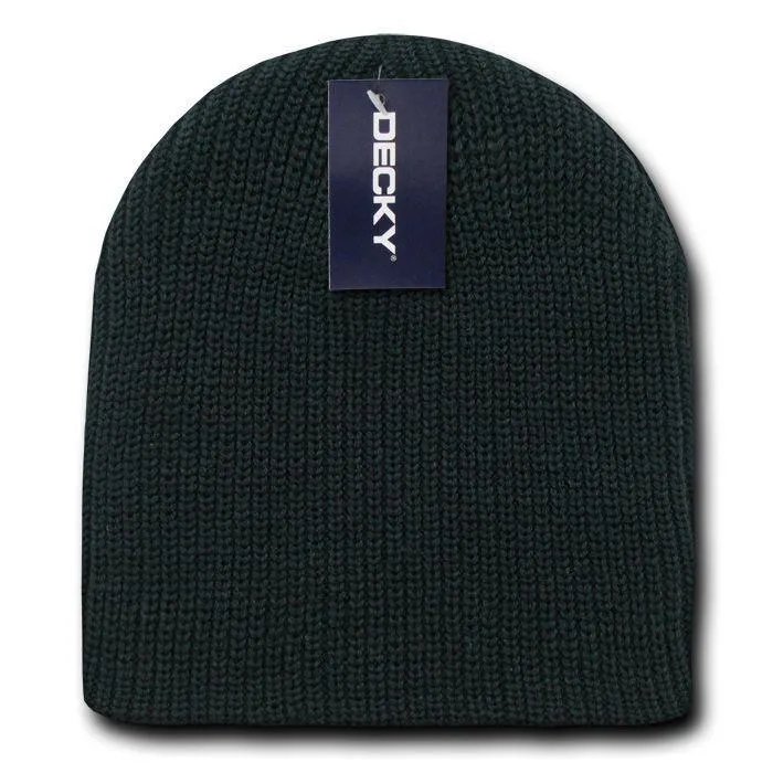 1 Dozen Decky Beanie Beanies Gi Watch Caps Visor Ski Skull Warm Wholesale