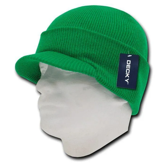1 Dozen Decky Winter Beanies Gi Caps Hats Visor Ski Wholesale Bulk Lot
