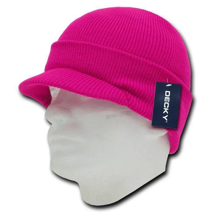 1 Dozen Decky Winter Beanies Gi Caps Hats Visor Ski Wholesale Bulk Lot