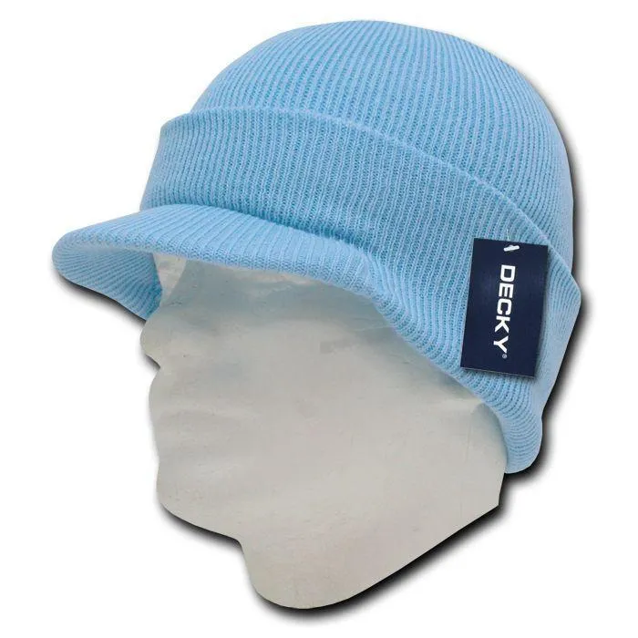 1 Dozen Decky Winter Beanies Gi Caps Hats Visor Ski Wholesale Bulk Lot