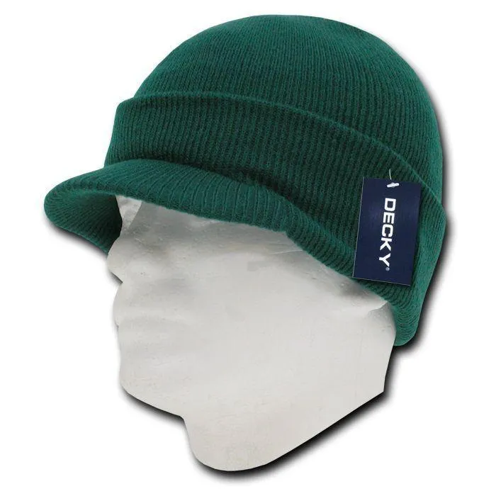 1 Dozen Decky Winter Beanies Gi Caps Hats Visor Ski Wholesale Bulk Lot
