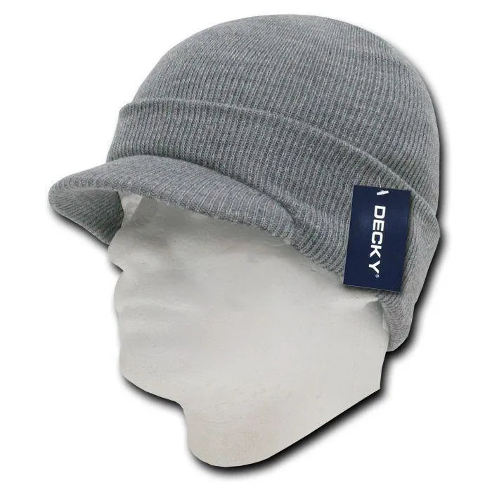 1 Dozen Decky Winter Beanies Gi Caps Hats Visor Ski Wholesale Bulk Lot