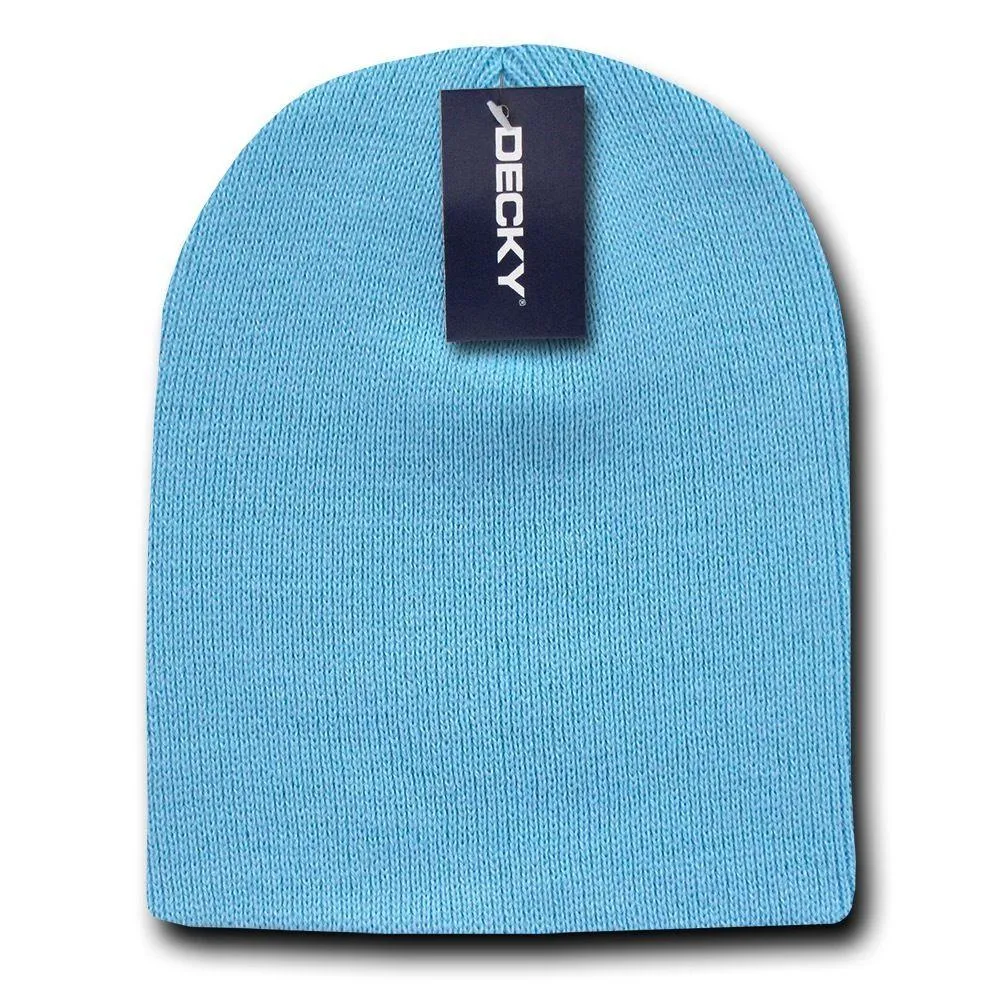 1 Dozen Made In USA America Decky Beanies Gi Short Watch Caps Hats Wholesale Lot