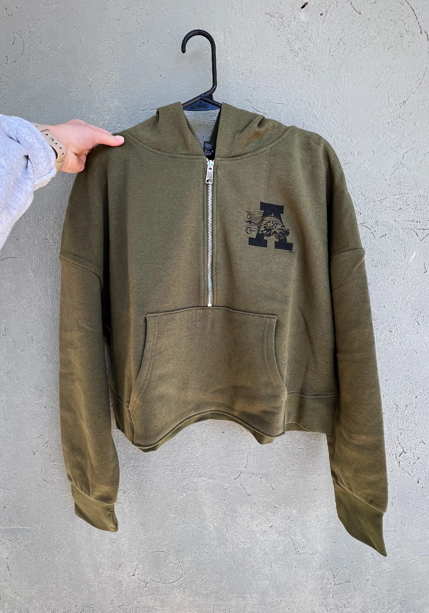 1964 Hog Cropped Zip Hoodie