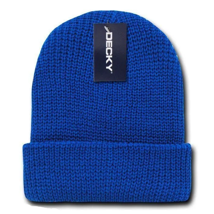 6 Pack Decky Beanies Watch Caps Hats Great Gift Set Warm Winter Wholesale Lot