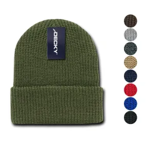 6 Pack Decky Beanies Watch Caps Hats Great Gift Set Warm Winter Wholesale Lot
