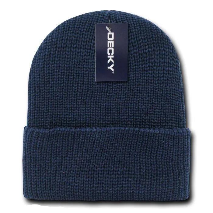 6 Pack Decky Beanies Watch Caps Hats Great Gift Set Warm Winter Wholesale Lot