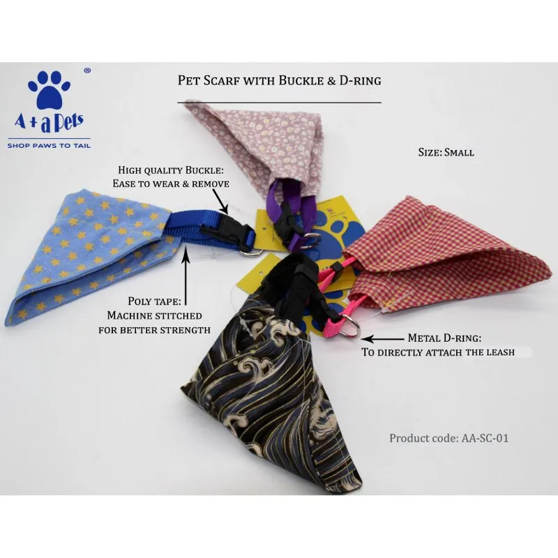 A A Pets' 2in1 Scarf Collar In Galaxy Design