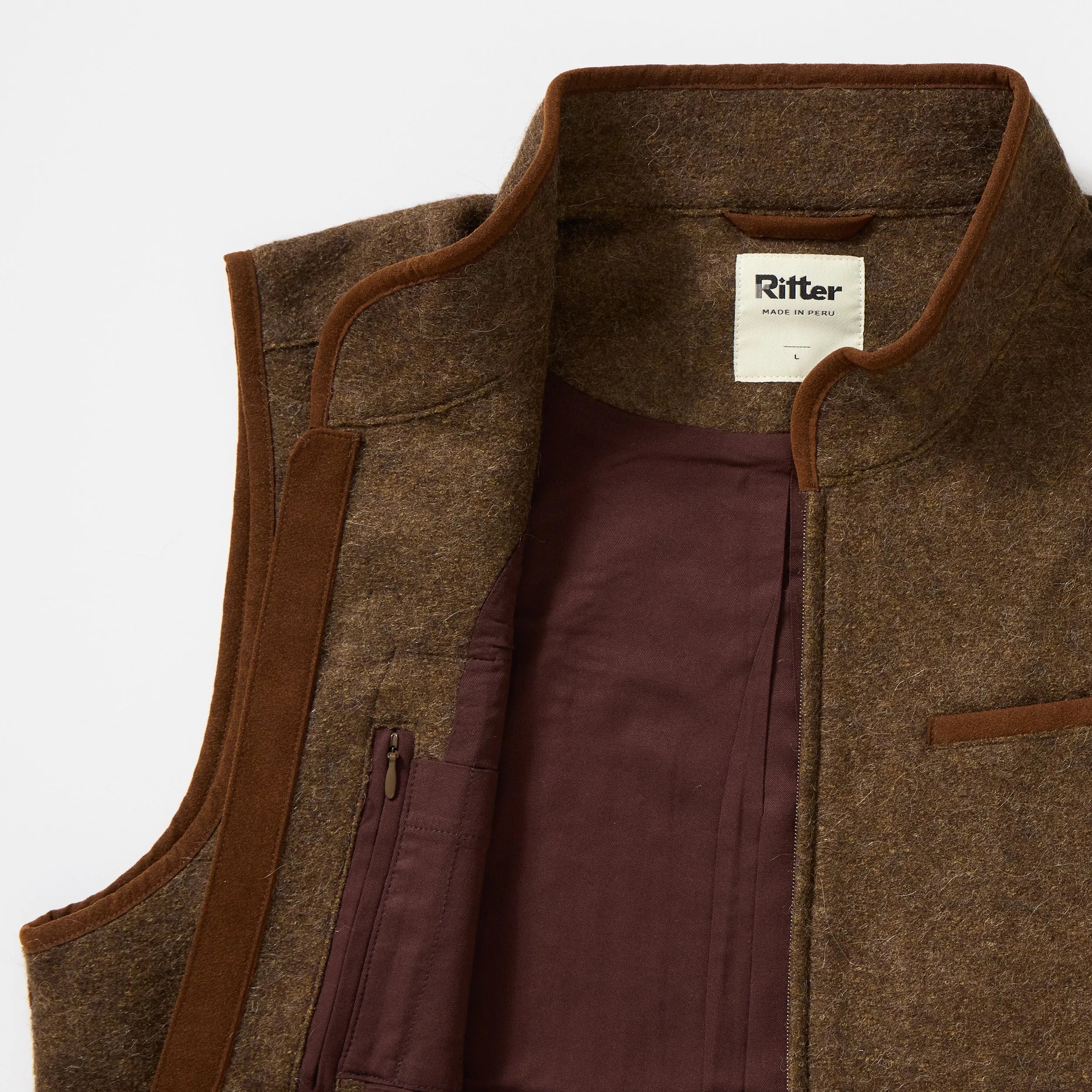 Alpaca Vest - Cocoa