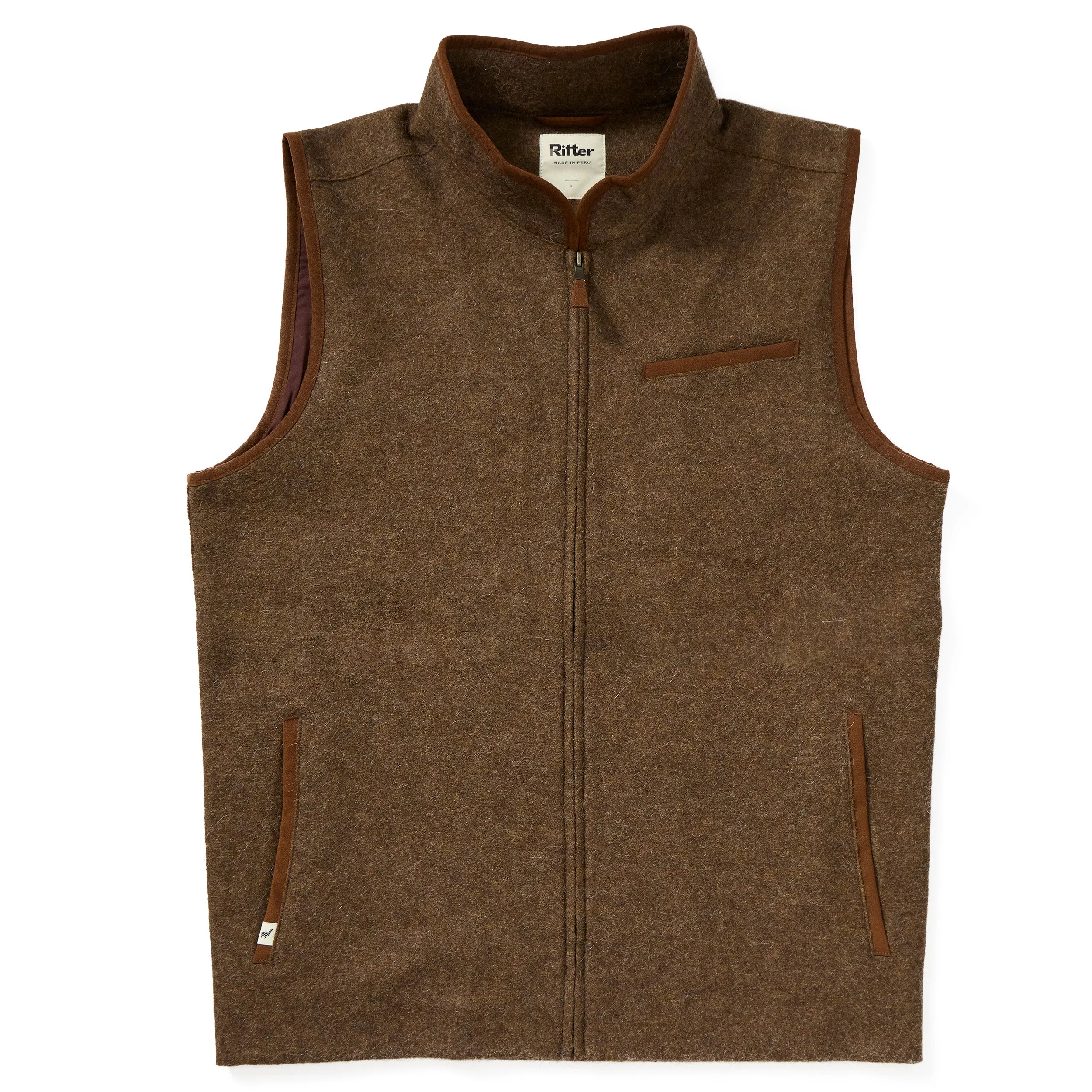 Alpaca Vest - Cocoa