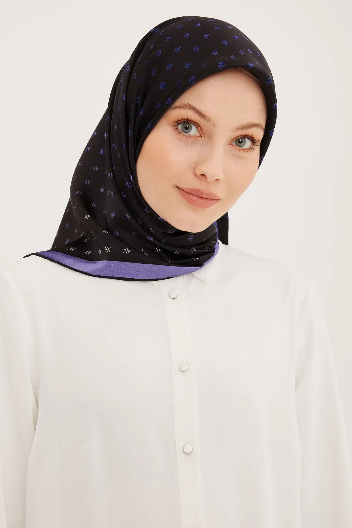 Armine Neon Women Silk Scarf #1