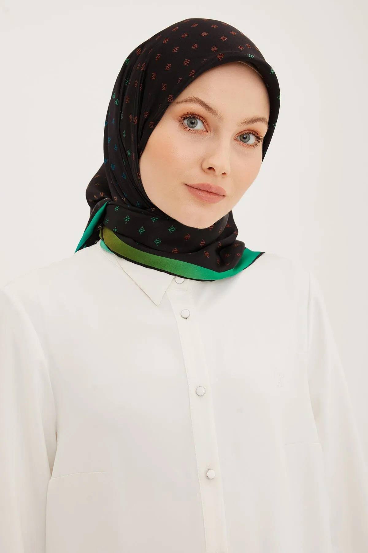 Armine Neon Women Silk Scarf #4