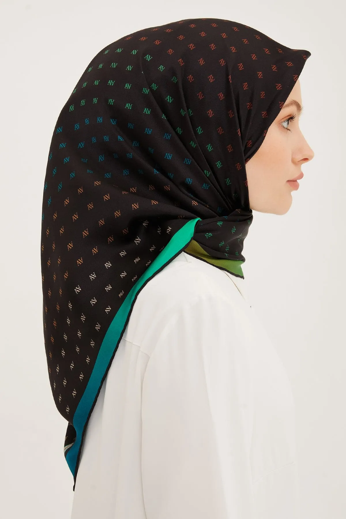 Armine Neon Women Silk Scarf #4