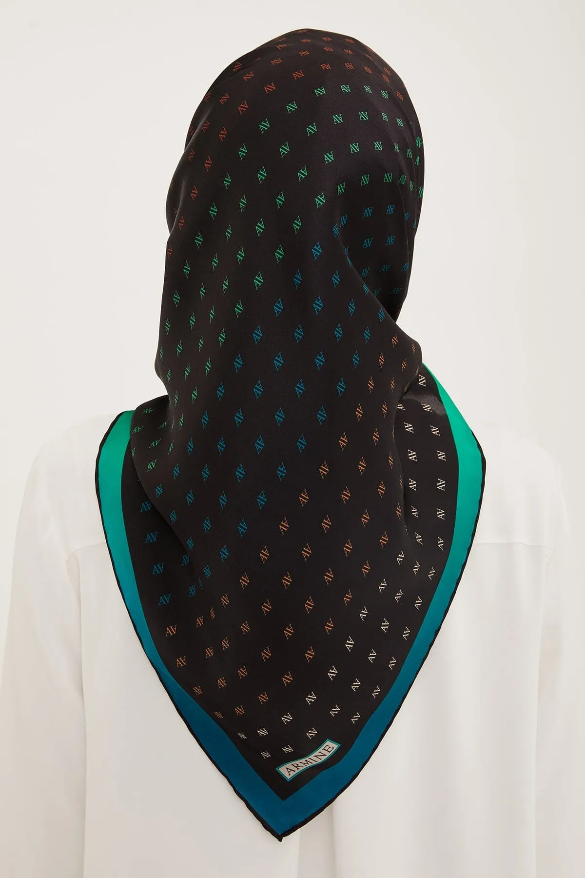 Armine Neon Women Silk Scarf #4