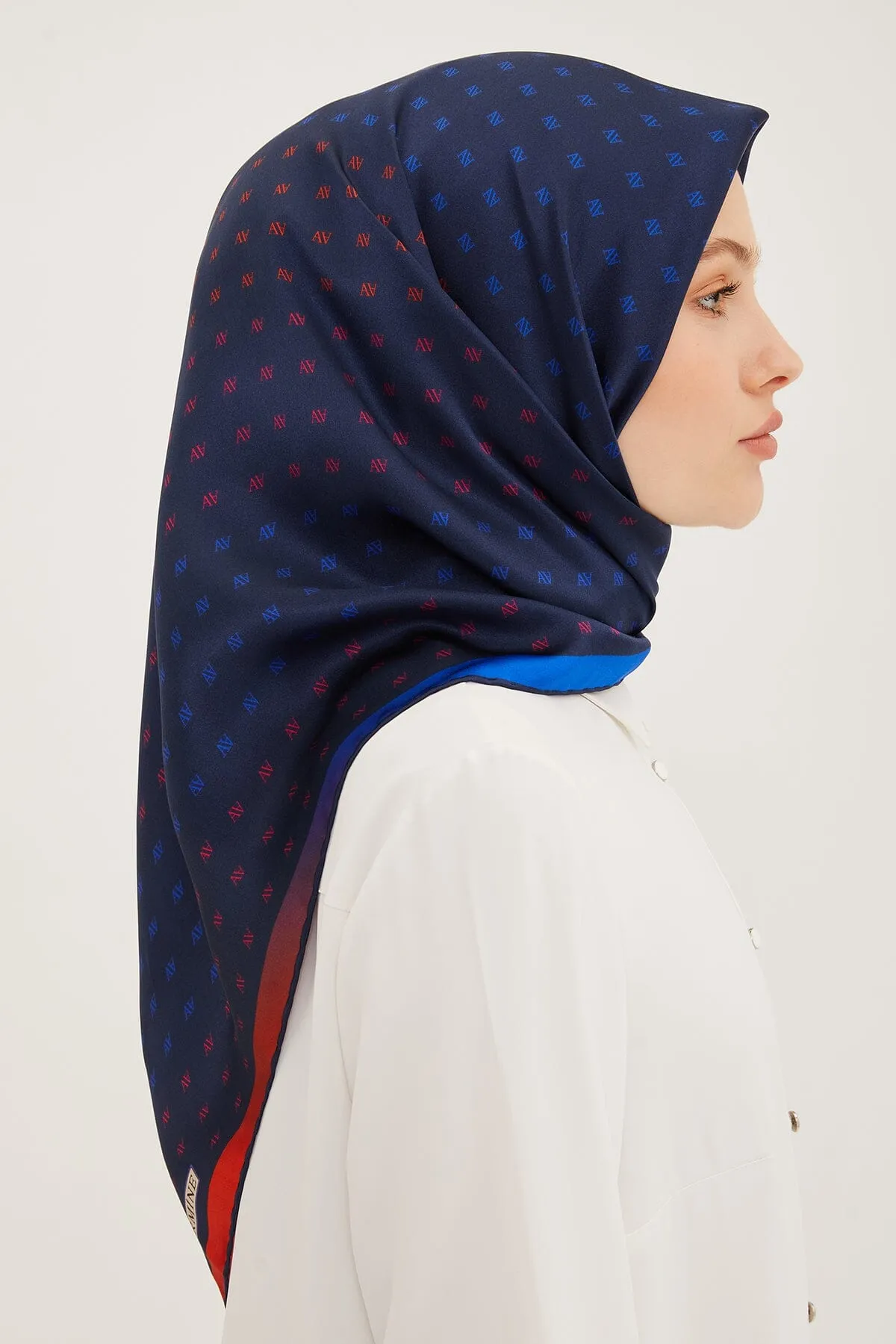Armine Neon Women Silk Scarf #7