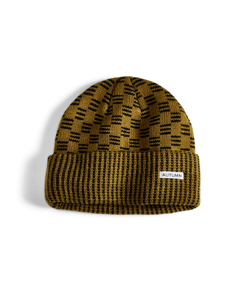Autumn Select Squared Beanie in Fir Black 2025