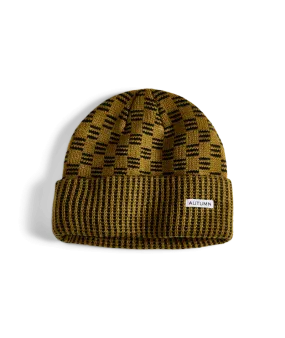 Autumn Select Squared Beanie in Fir Black 2025
