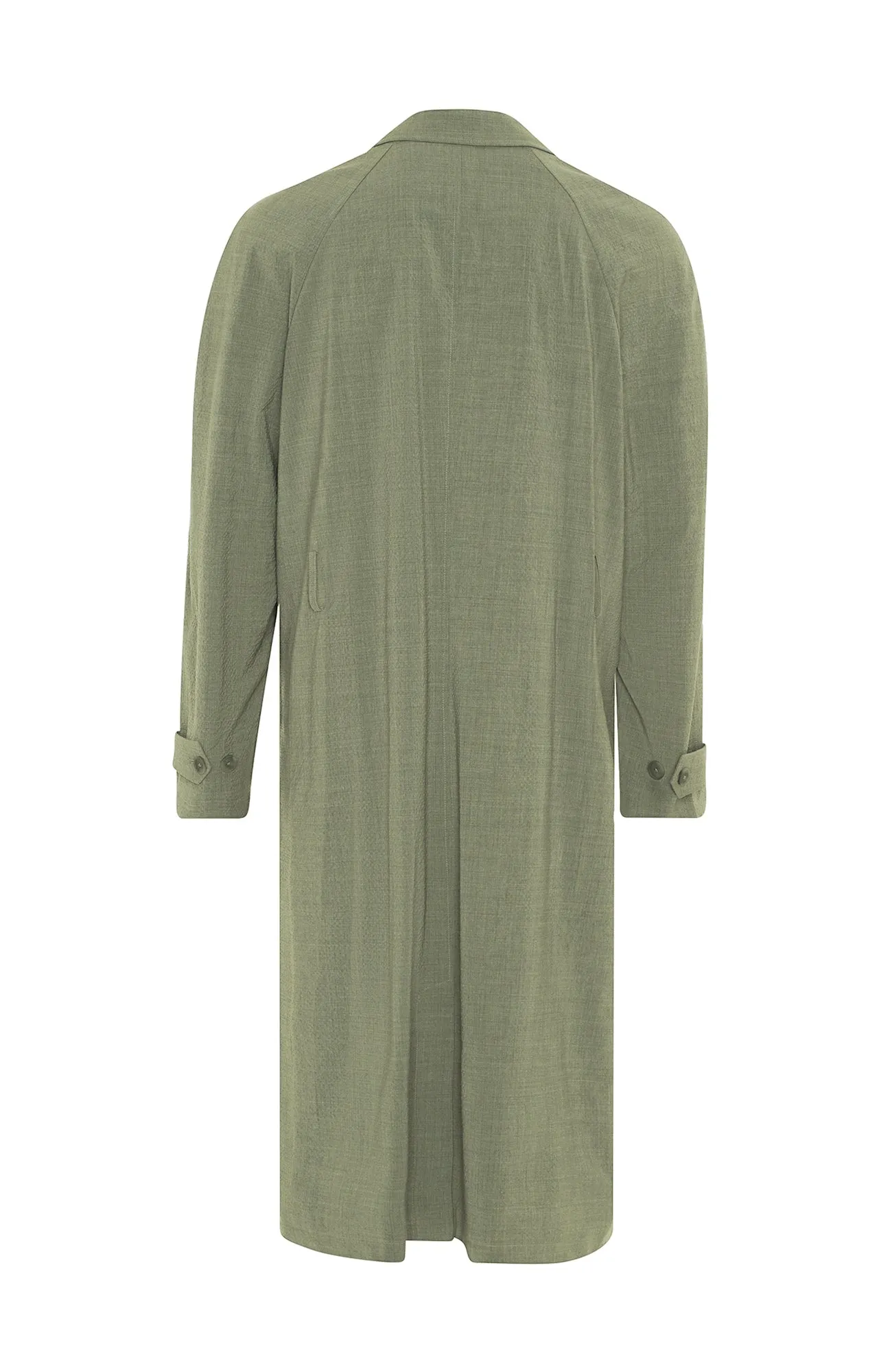 AXEL KHAKI BELTED TOPCOAT