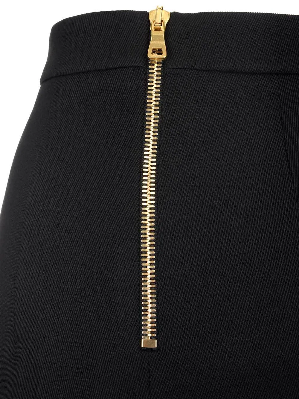 Balmain Button Embellished Pencil Skirt