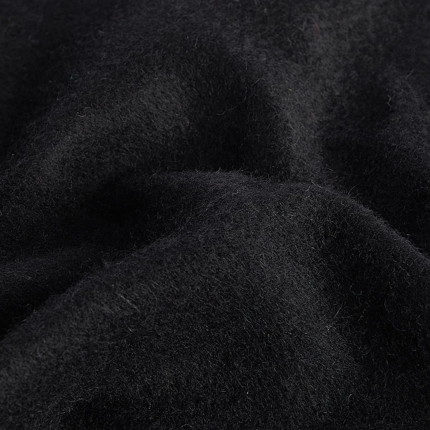Barbour Plain Lambswool Scarf in Black