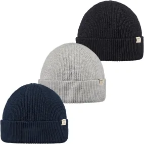 Barts Mens Stonel Stretchy Cuffed Beanie Hat