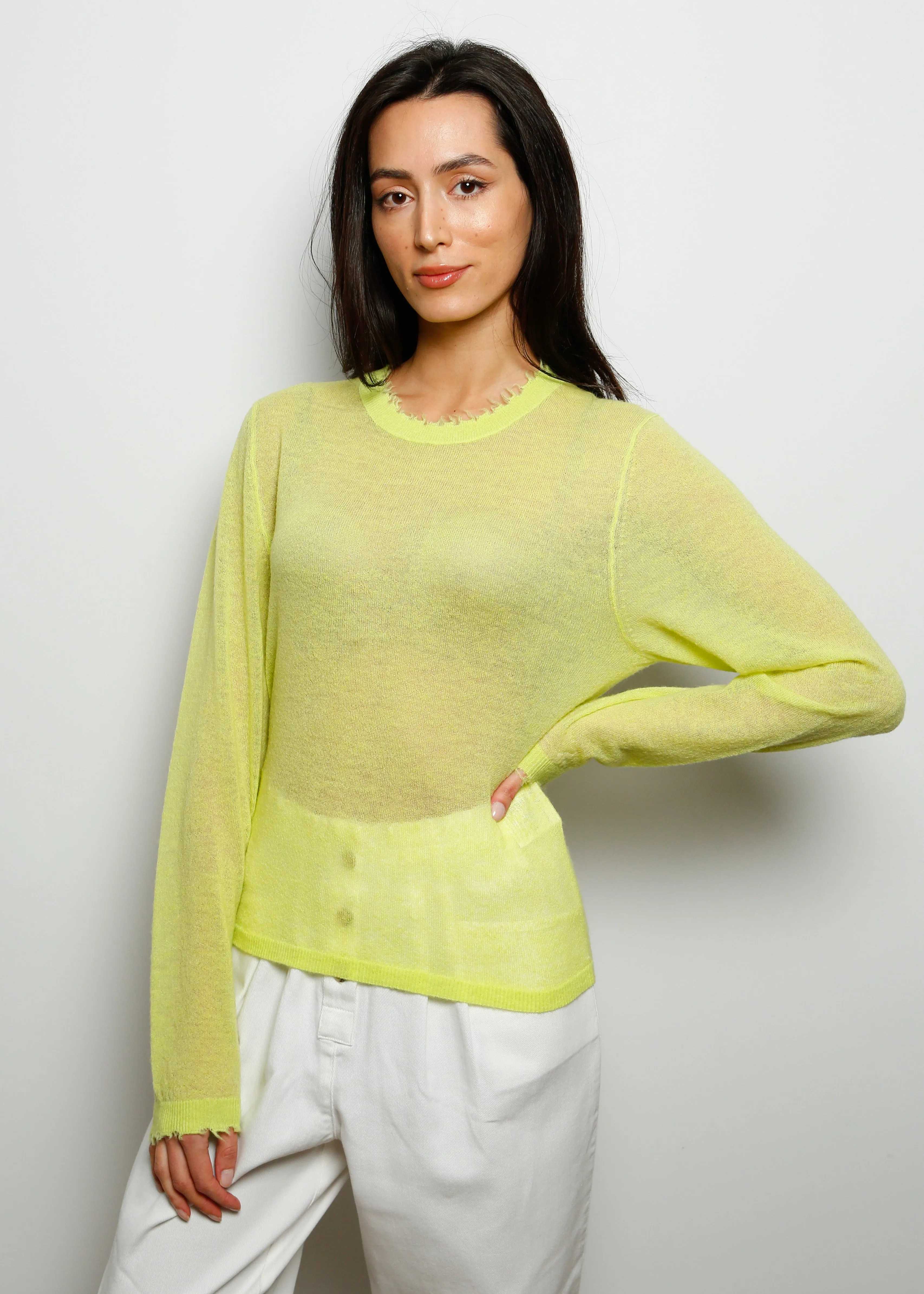 BR Rybbe Knit in Fluorine