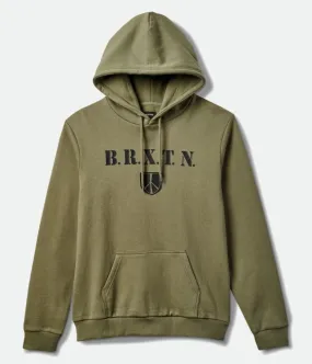 Brixton Peace Shield Hoody - Olive Surplus