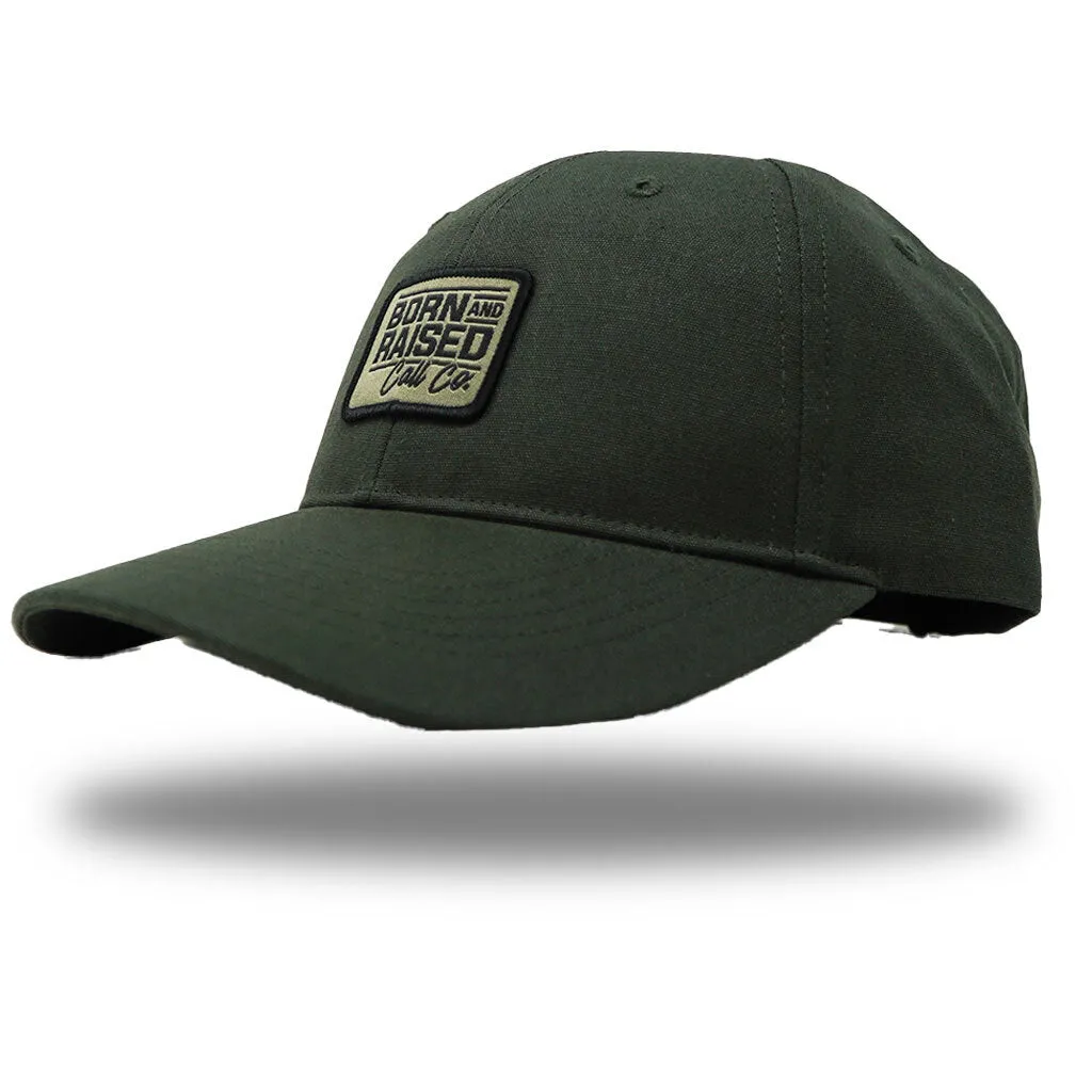 Call Co. Woven Dad Hat - Dark Olive