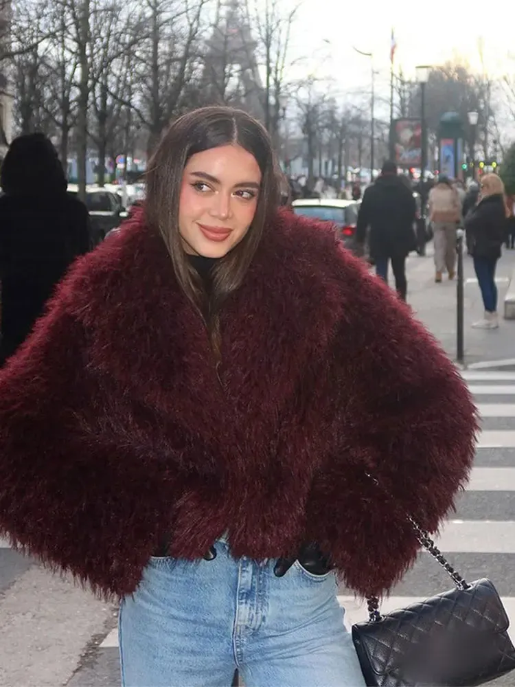 Chic Furry Faux Coat