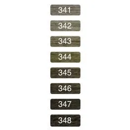 Crewel Weight Yarn ~ Mid Olive Green 341 - 348