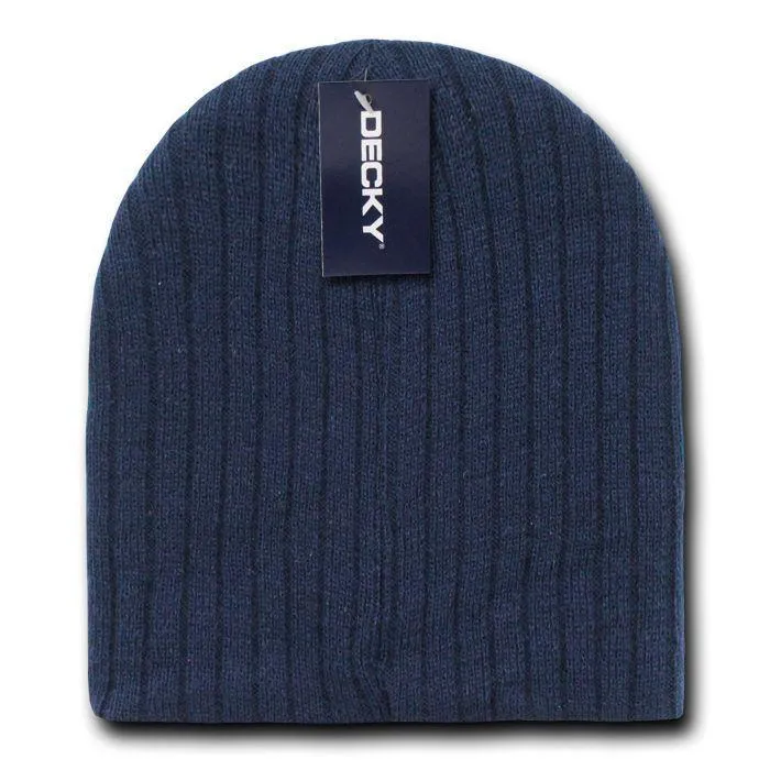 Decky Winter Beanies For Baby Toddlers Kids Youth Cable Knit Soft Stretchy