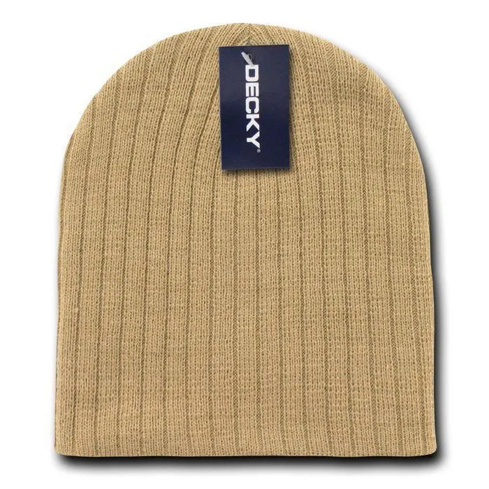Decky Winter Beanies For Baby Toddlers Kids Youth Cable Knit Soft Stretchy