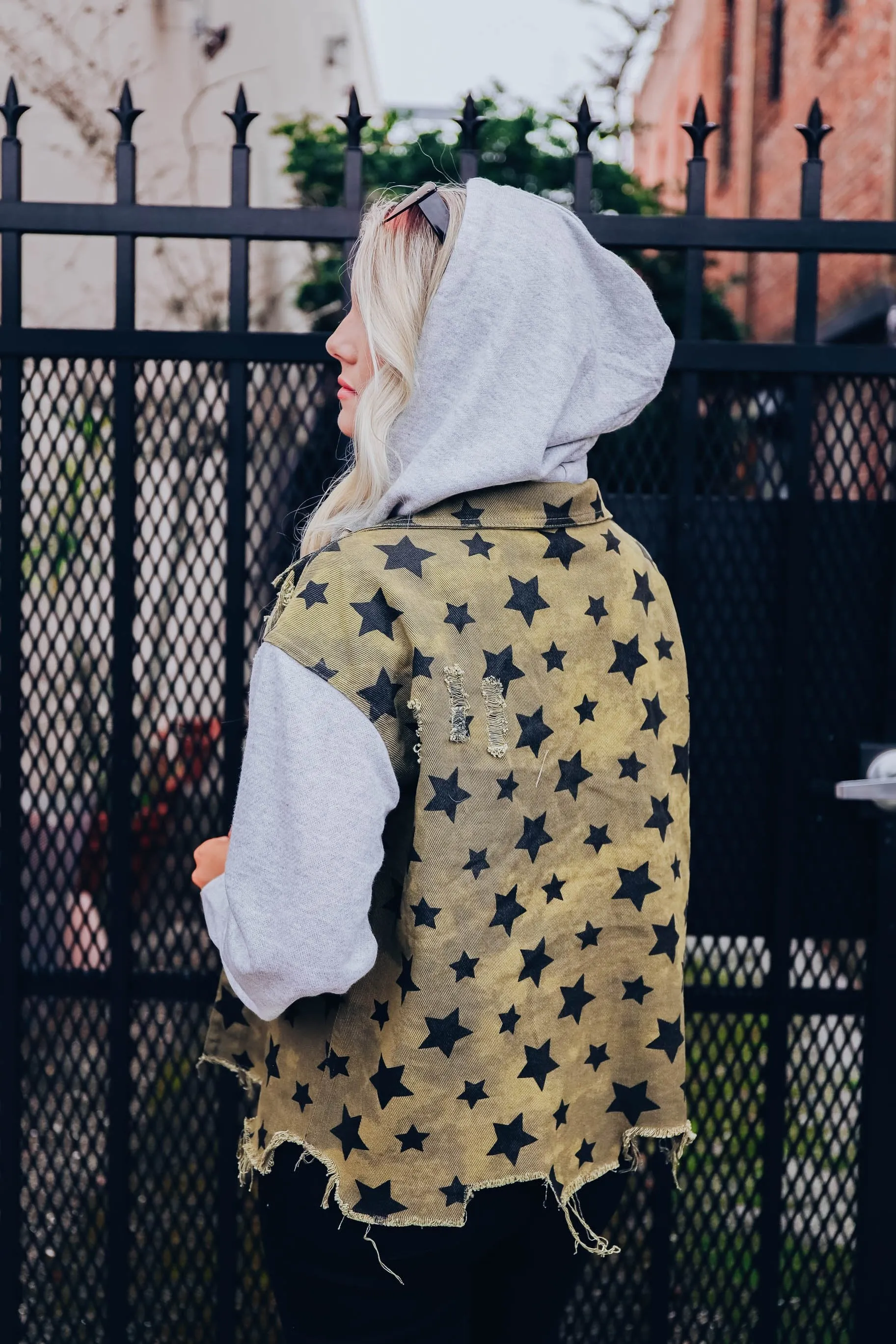Desert Star Camo Jacket - Olive S-3X