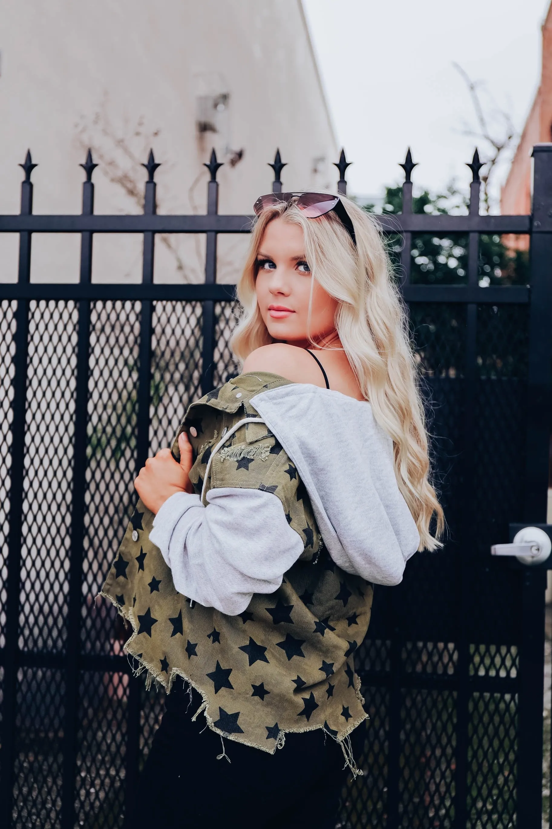 Desert Star Camo Jacket - Olive S-3X