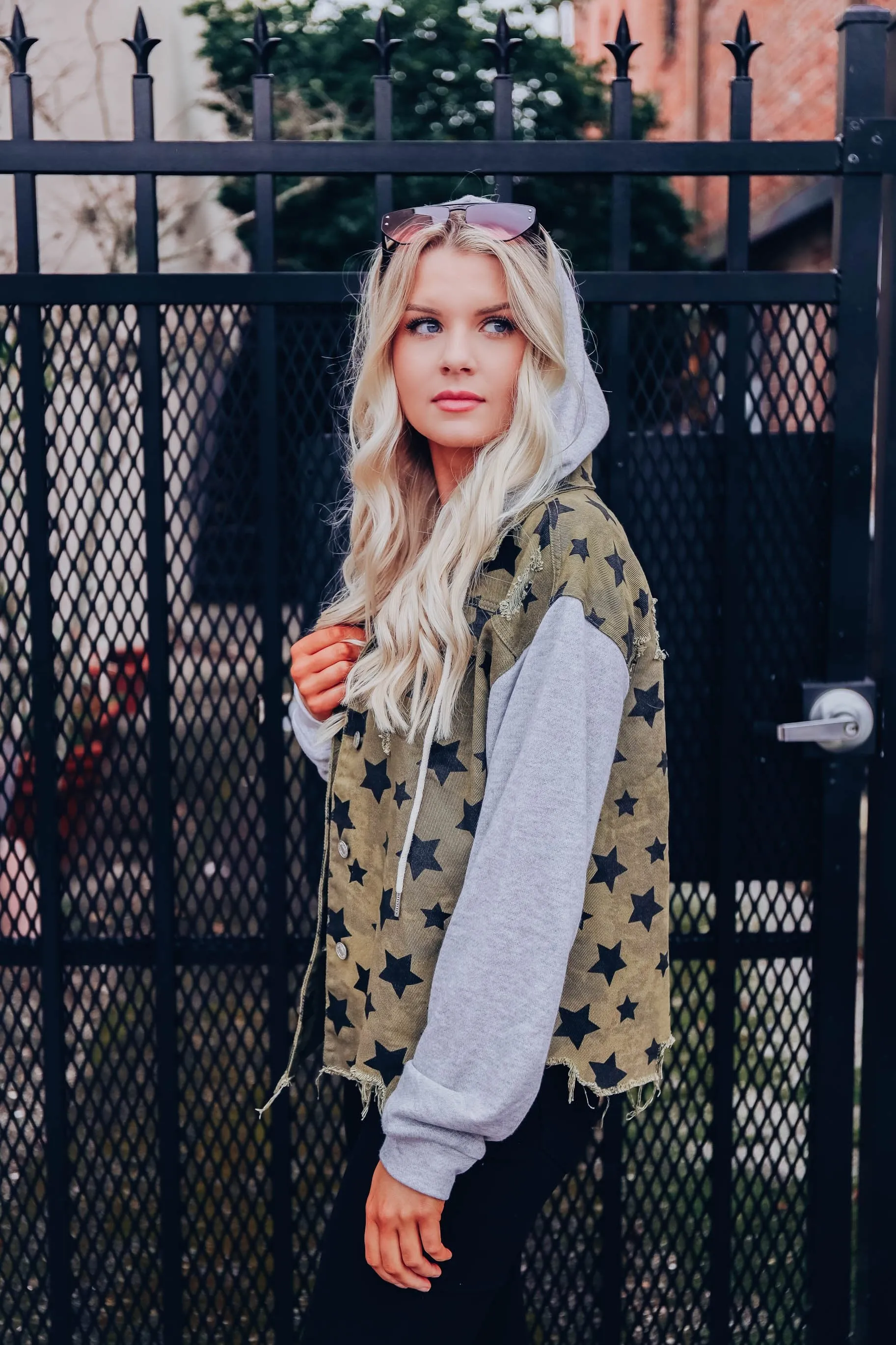 Desert Star Camo Jacket - Olive S-3X