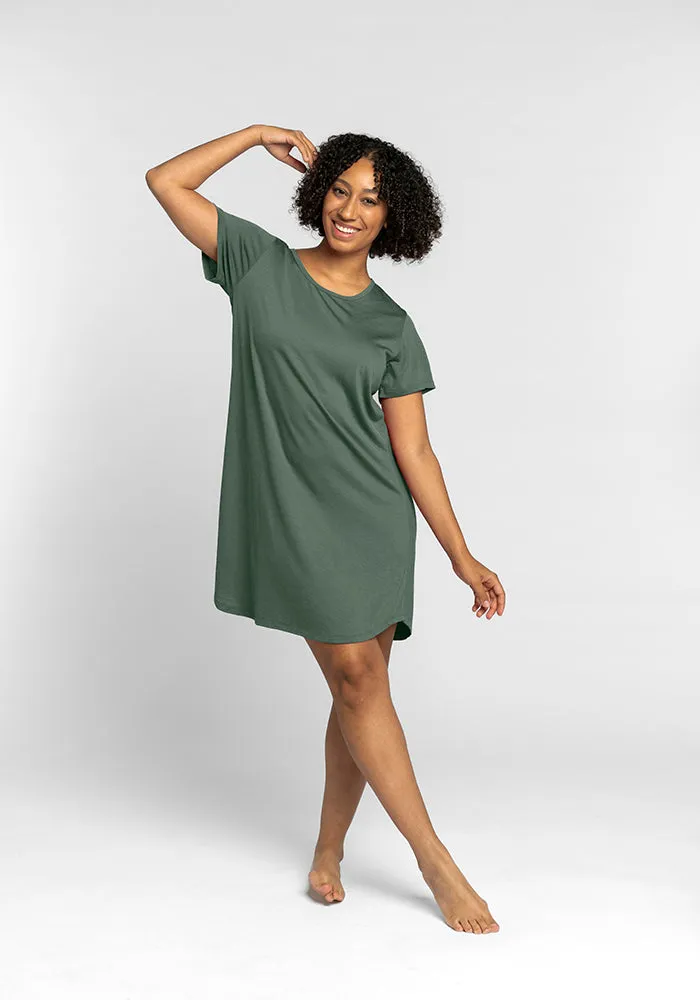 Desi Nightgown - Duck Green