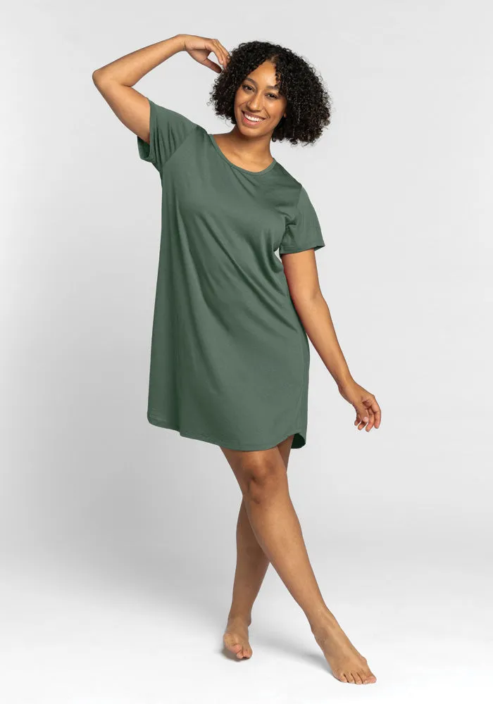 Desi Nightgown - Duck Green