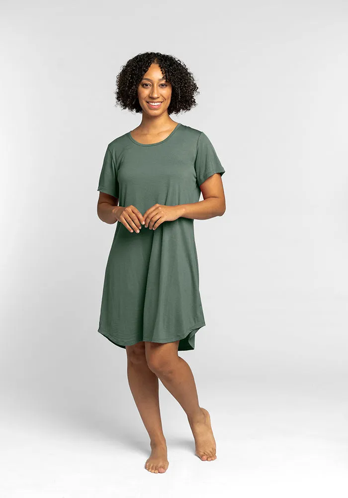 Desi Nightgown - Duck Green