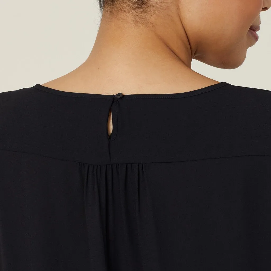 Fluted Sleeve Top