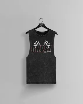 GHOST® ALL GAS SLEEVELESS TEE | CHARCOAL