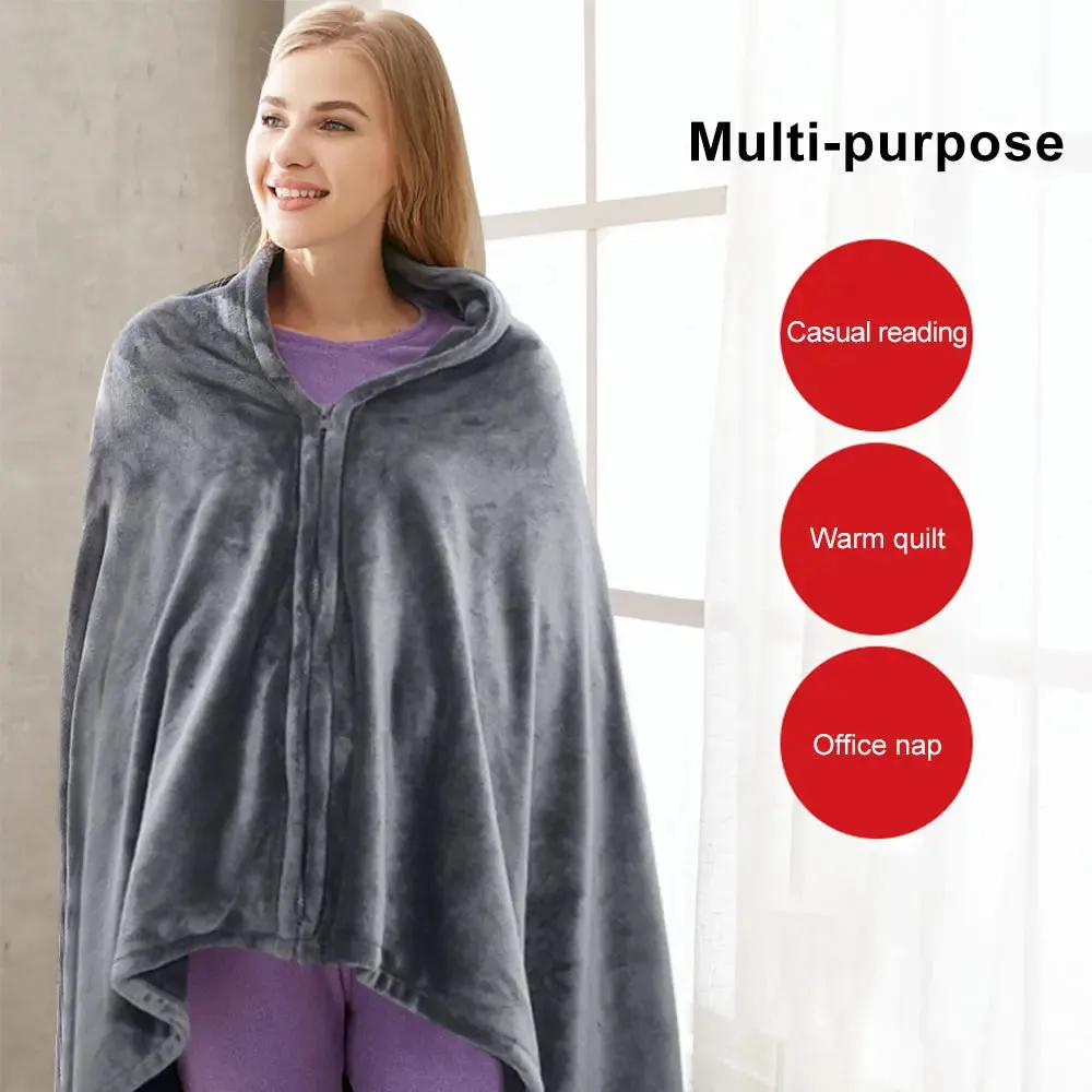 Heat Controller Coral Flannel Warm Shawl Winter Blanket
