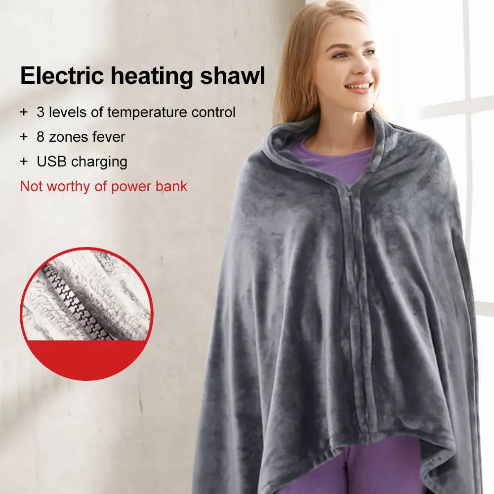 Heat Controller Coral Flannel Warm Shawl Winter Blanket