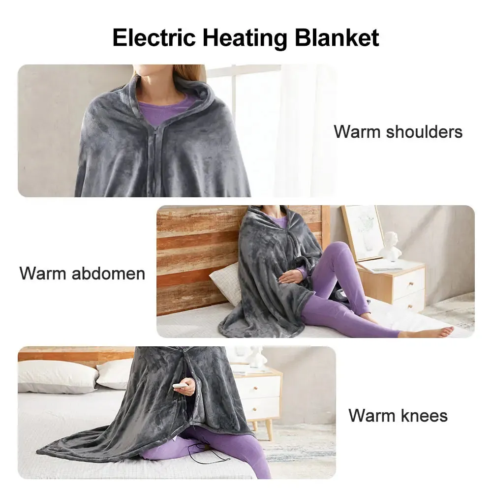 Heat Controller Coral Flannel Warm Shawl Winter Blanket